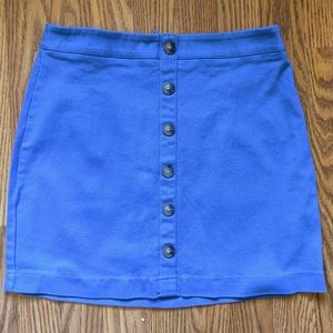 Forever 21 Blue Mini Skirt